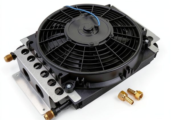 Derale 15800 Compact Engine Oil Cooler for Towing-0
