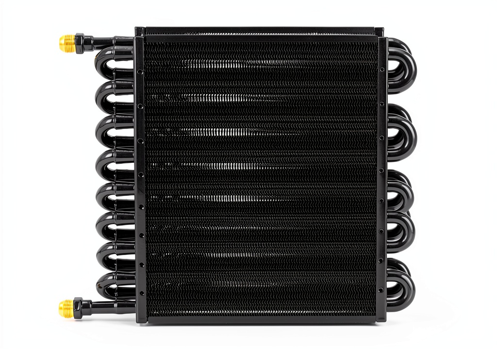 Installing transmission cooler in a compact car