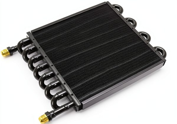 Transmission Cooler SJDYYMX Aluminum 1/2 Black-5