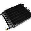 Transmission Cooler SJDYYMX Aluminum 1/2 Black-1