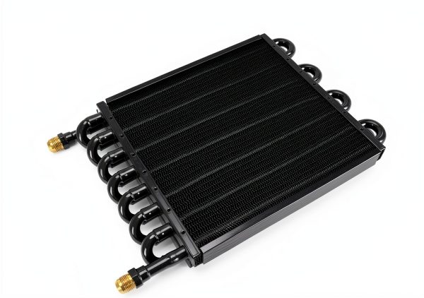Transmission Cooler SJDYYMX Aluminum 1/2 Black-1