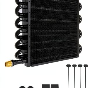 HTRACING Transmission Oil Cooler Kit for Vehicles-0