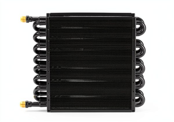 Transmission Cooler SJDYYMX Aluminum 1/2 Black-4