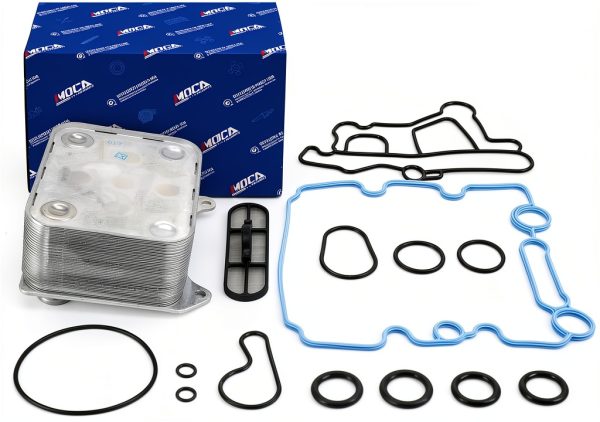 Engine Oil Cooler MOCA AUTOPARTS Aluminum Design-0