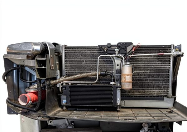 PQY 16‑Row Oil Cooler OCK01 Black Universal Fit Engine Cooling Kit-3