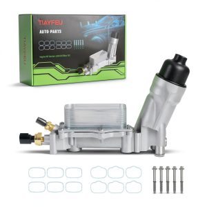 TIAYFEU Aluminum Oil Cooler Housing Upgrade Universal Fit-0