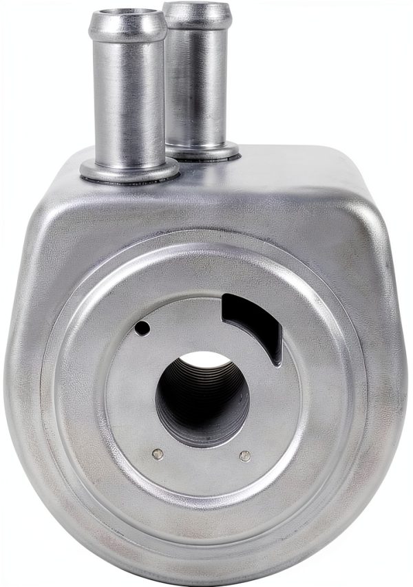 Xiaoyudou Engine Oil Cooler 4C3Z6A642A Polished Aluminum-3
