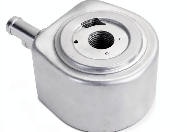 Xiaoyudou Engine Oil Cooler 4C3Z6A642A Polished Aluminum-2