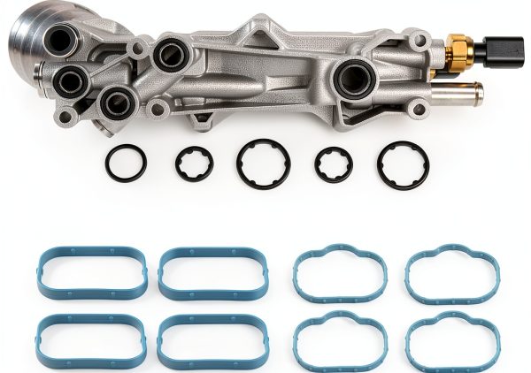Somusen Aluminum Oil Filter Housing for 2017-2018 Chrysler Dodge Jeep-4