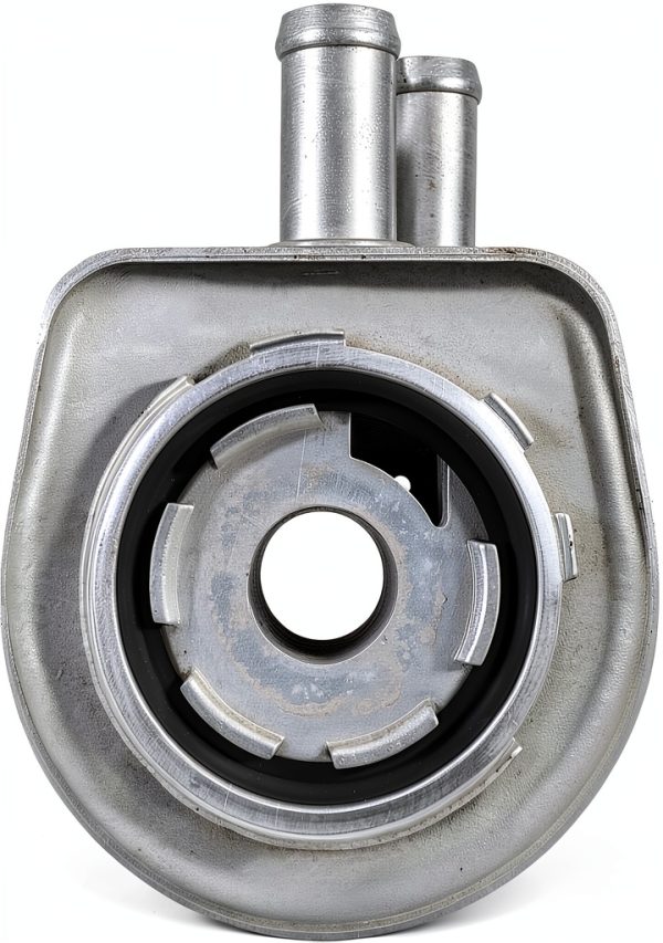 Xiaoyudou Engine Oil Cooler 4C3Z6A642A Polished Aluminum-4