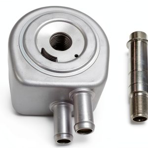 Xiaoyudou Engine Oil Cooler 4C3Z6A642A Polished Aluminum-0