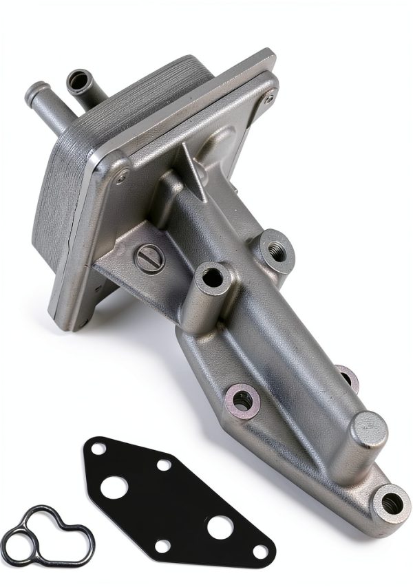 Engine Oil Cooler RANSOTO Anodized Aluminum for Nissan Altima & Sentra-0