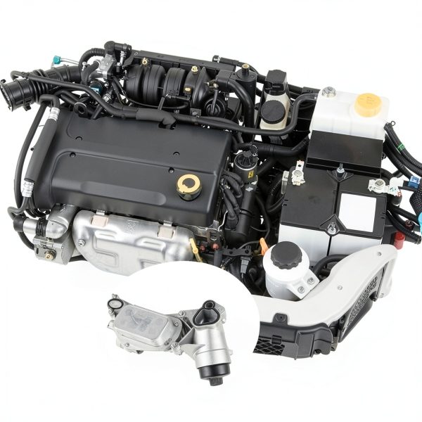 Engine Oil Cooler Kit JDMSPEED Aluminum for Chevrolet Cruze & Sonic-3