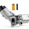 Mardarth 1.4L Engine Oil Cooler Aluminum Chrome Housing M-OC65388-1