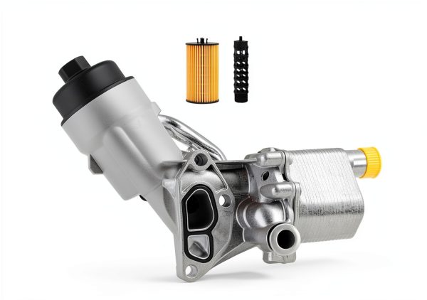 Mardarth 1.4L Engine Oil Cooler Aluminum Chrome Housing M-OC65388-1