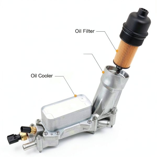 Somusen aluminum engine oil cooler housing 2011-2018-3