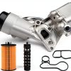 Mardarth 1.4L Engine Oil Cooler Aluminum Chrome Housing M-OC65388-0