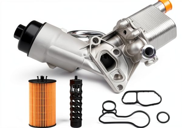 Mardarth 1.4L Engine Oil Cooler Aluminum Chrome Housing M-OC65388-0
