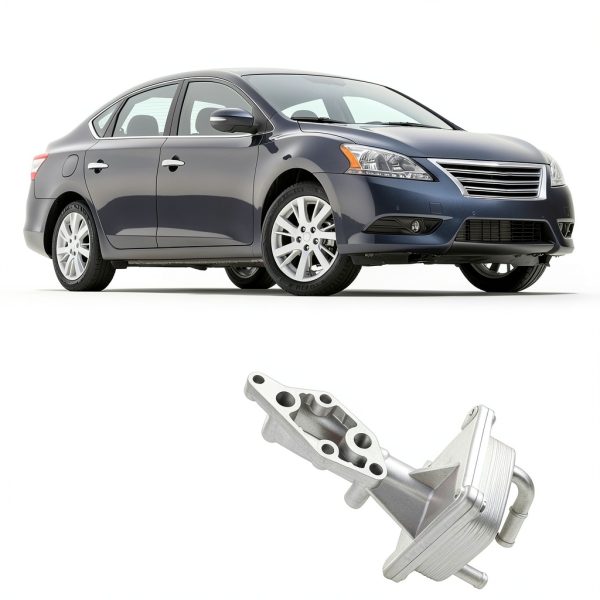 Engine Oil Cooler RANSOTO Anodized Aluminum for Nissan Altima & Sentra-4