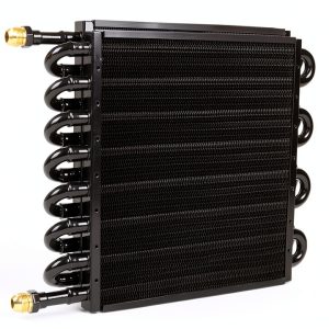 Transmission Cooler TIEVISHO 1/2" 16 Pass Aluminum Silver-0