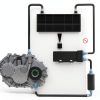 PQY 16-Row Oil Cooler OCK01 Black Universal Fit for Towing Engines-4