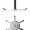 Under Cabinet Hooks 2pcs Rotating Holder Stainless Steel Funnacle-4