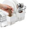 Cutlery Drying Rack - Generic S‑Hook Utensil Drainer (White 2pcs)-5