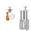 Under Cabinet Hooks 2pcs Rotating Holder Stainless Steel Funnacle-2