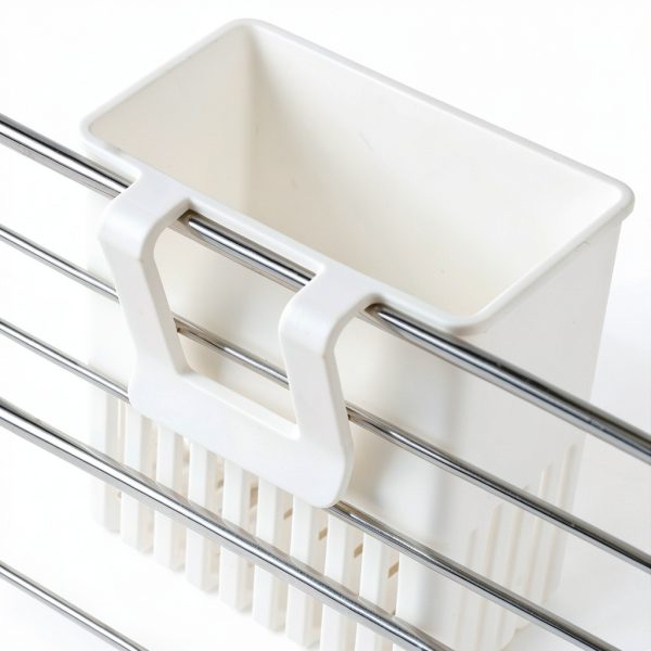 Cutlery Drying Rack - Generic S‑Hook Utensil Drainer (White 2pcs)-7