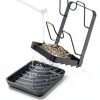 Kitchen Pot Lid Storage Rack GOALGO Gray Double Layer-3