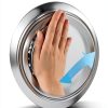 Broom Holder Wall Mount GHYFFF Suction Cup Organizer 2 Slots 3 Hooks-5