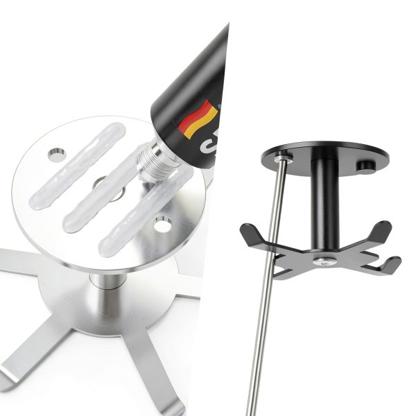 Under Cabinet Hooks 2pcs Rotating Holder Stainless Steel Funnacle-3