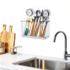 Kitchen Utensil Holders EOFJRUC Clear Hanging Drying Organizer-6