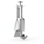 Under Cabinet Hooks 2pcs Rotating Holder Stainless Steel Funnacle-0
